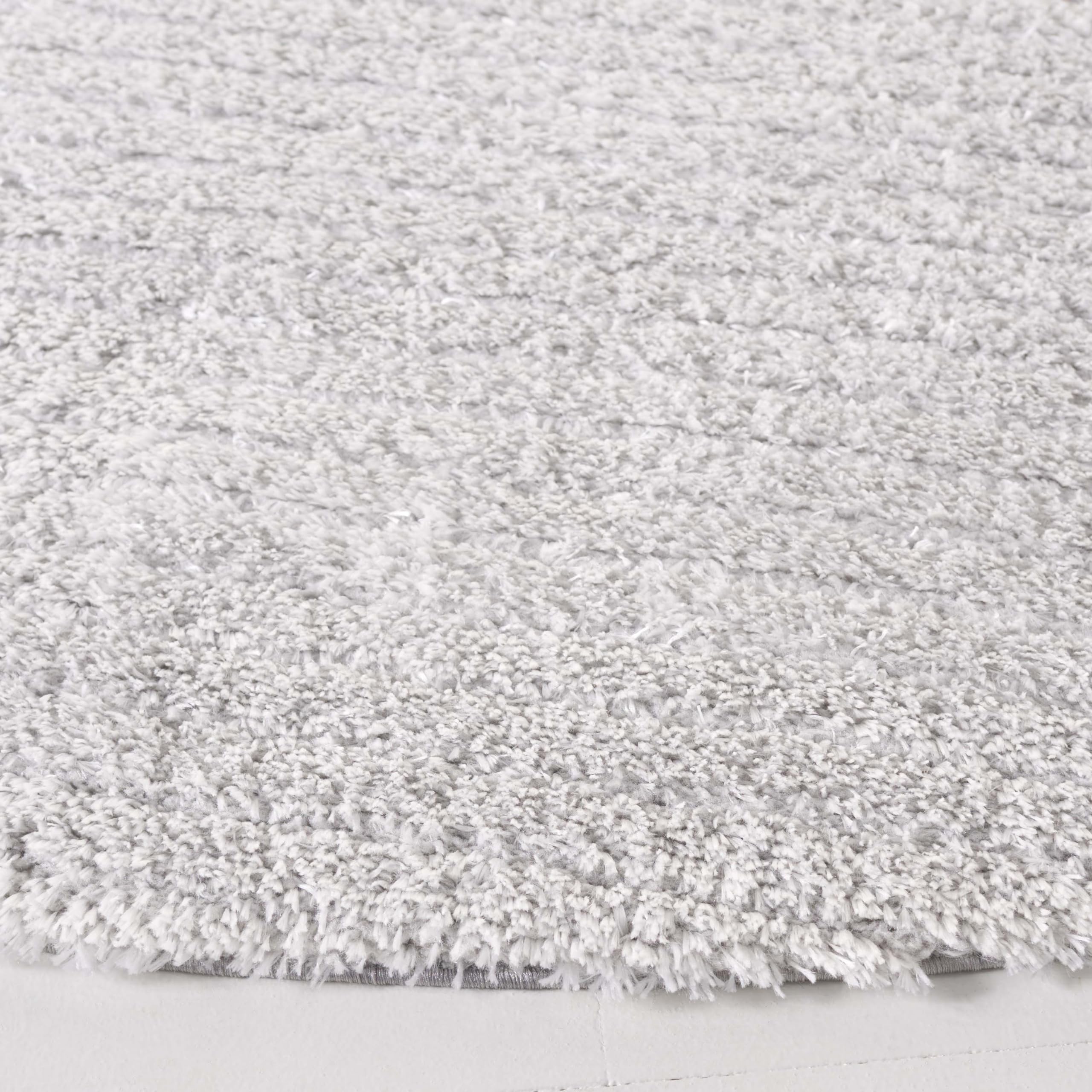 Safavieh Shaggy Rug for Living Room Dining Room Bedroom Tahoe Shag Collection High Pile Grey 3ft x 5ft, 152 x 91 cm (Rectangular) - Image 3