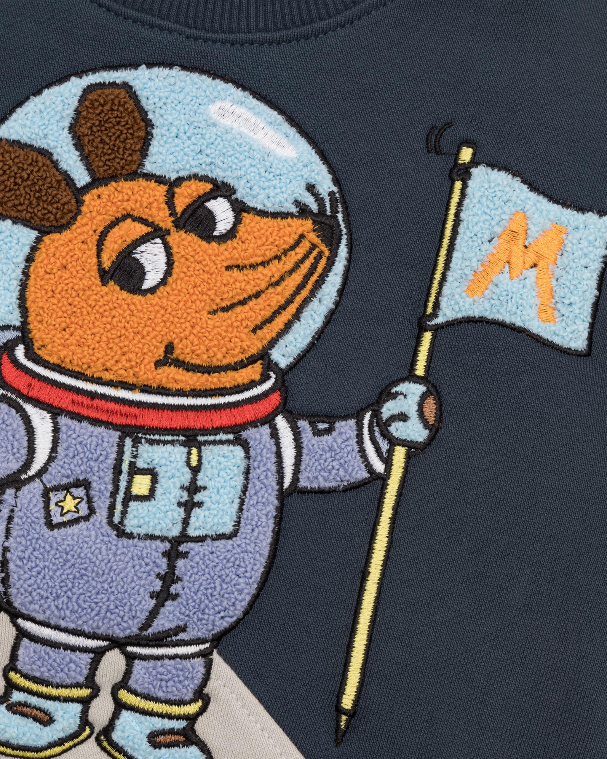 koaa Die Maus Space Pullover - Sendung mit der Maus, Kids Sweater, Pullover Sweatshirt Jungen, mädchen Langarmshirt, kinderpullover, Longsleeve, Sweatshirts Langarm, kinderkleidung, 104-128