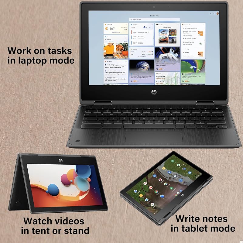 HP Chromebook Pro X360 Fortis, 11.6" 2-in-1 Laptop, Intel CPU, 8GB RAM image 6