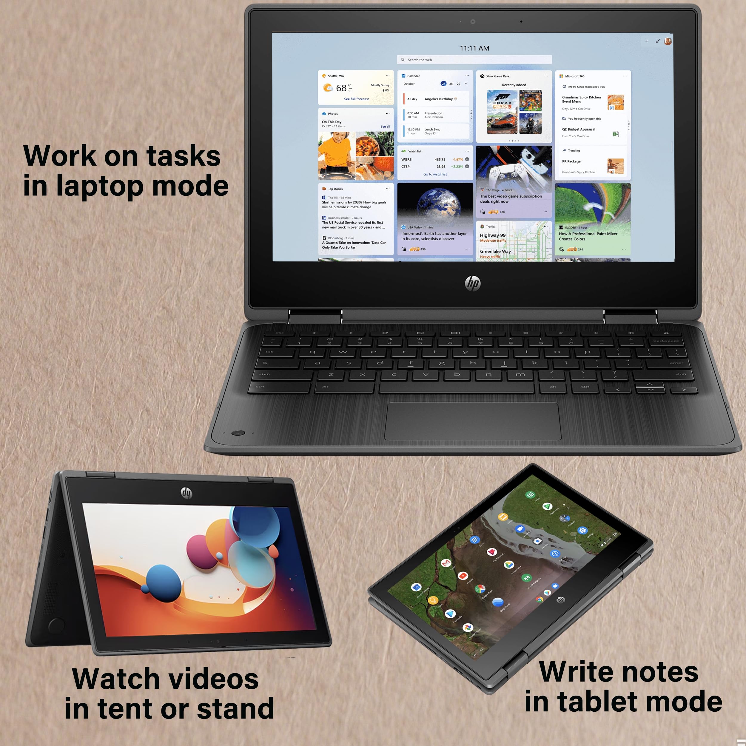 Amazon.com: HP Chromebook Pro X360 Fortis 2-in-1 Flip Laptop