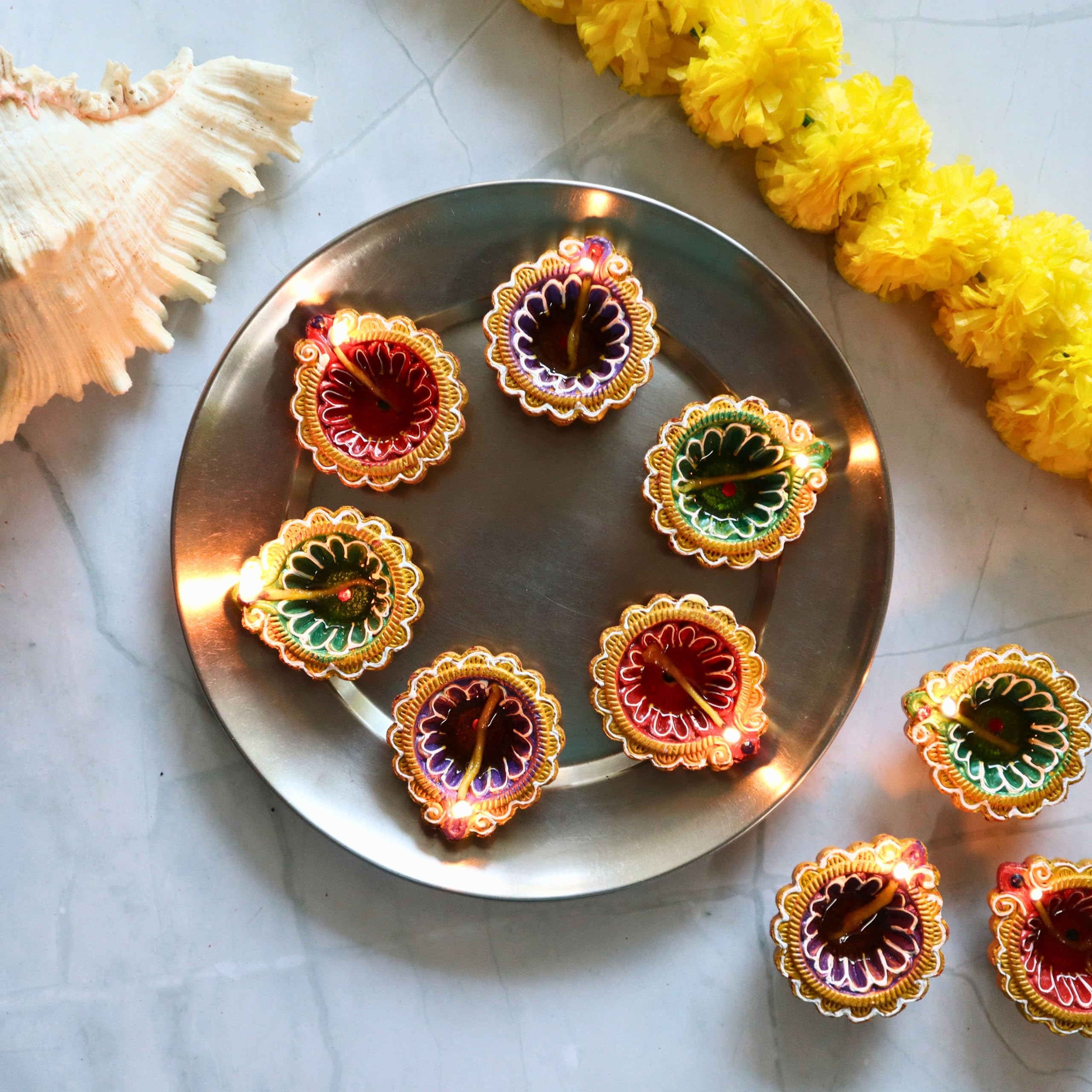 Diwali Diyas - Terracotta Lanterns by Indian Karigar -3