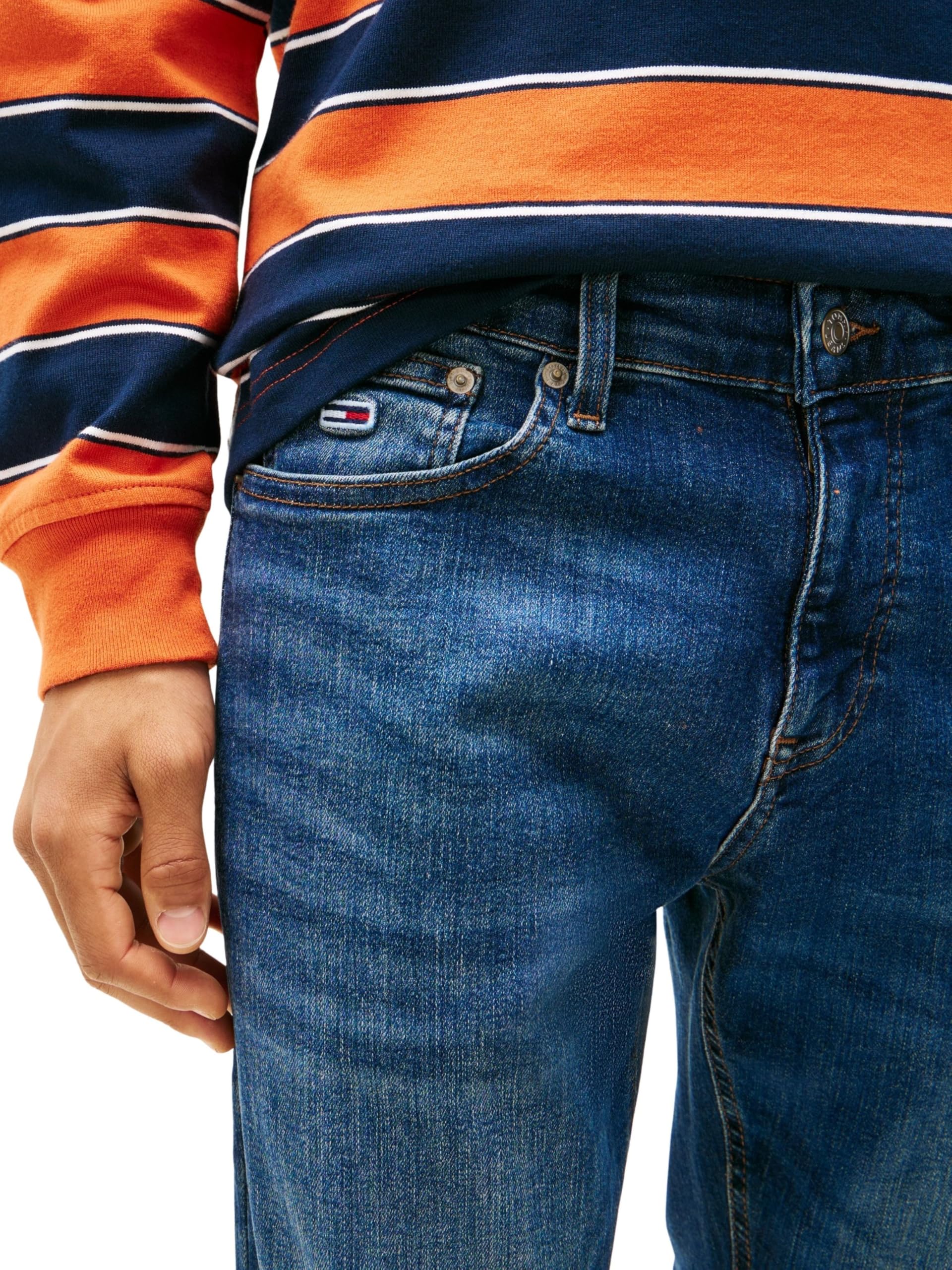 Tommy Jeans Austin Slim Tprd Ai0255 Dm0dm21891 - Stożkowy Mężczyźni
