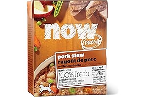 Grain Free Wet Dog Food, Pork Stew with Bone Broth