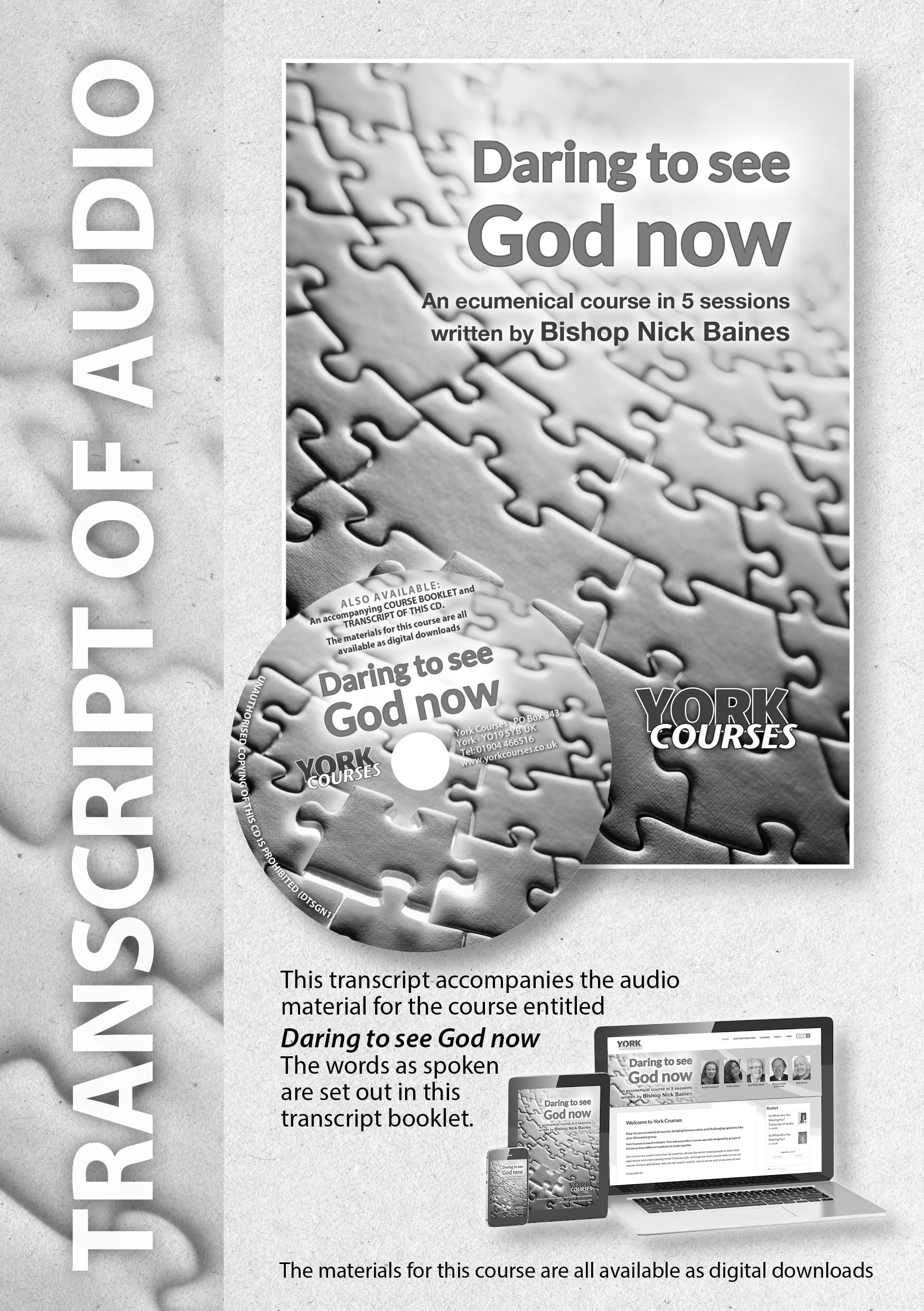 Daring to See God Now: York Courses