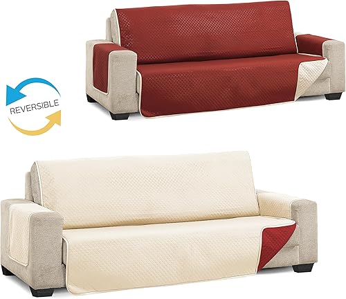 Miniatura 4 de Sofa Cover Diameter 2 Seats Beige  Red
