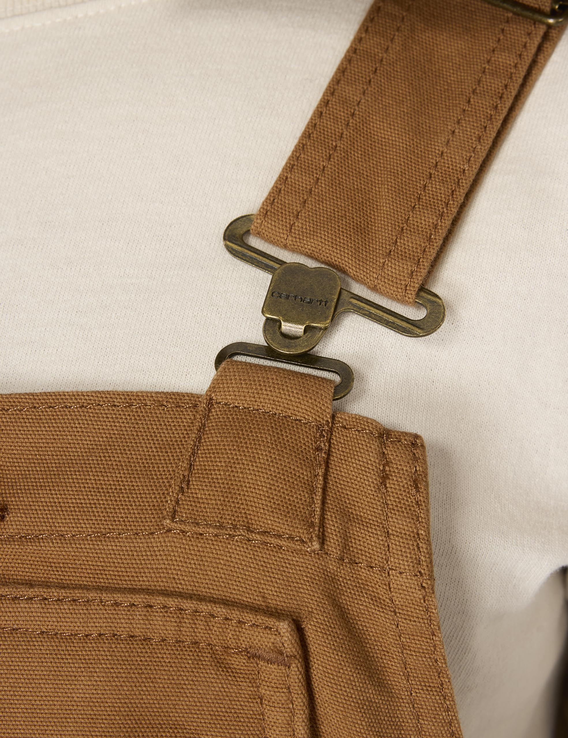 Carhartt ブラウン サロペット レディース Carhartt カーハート オーバーオール ナチュラル ブラウン