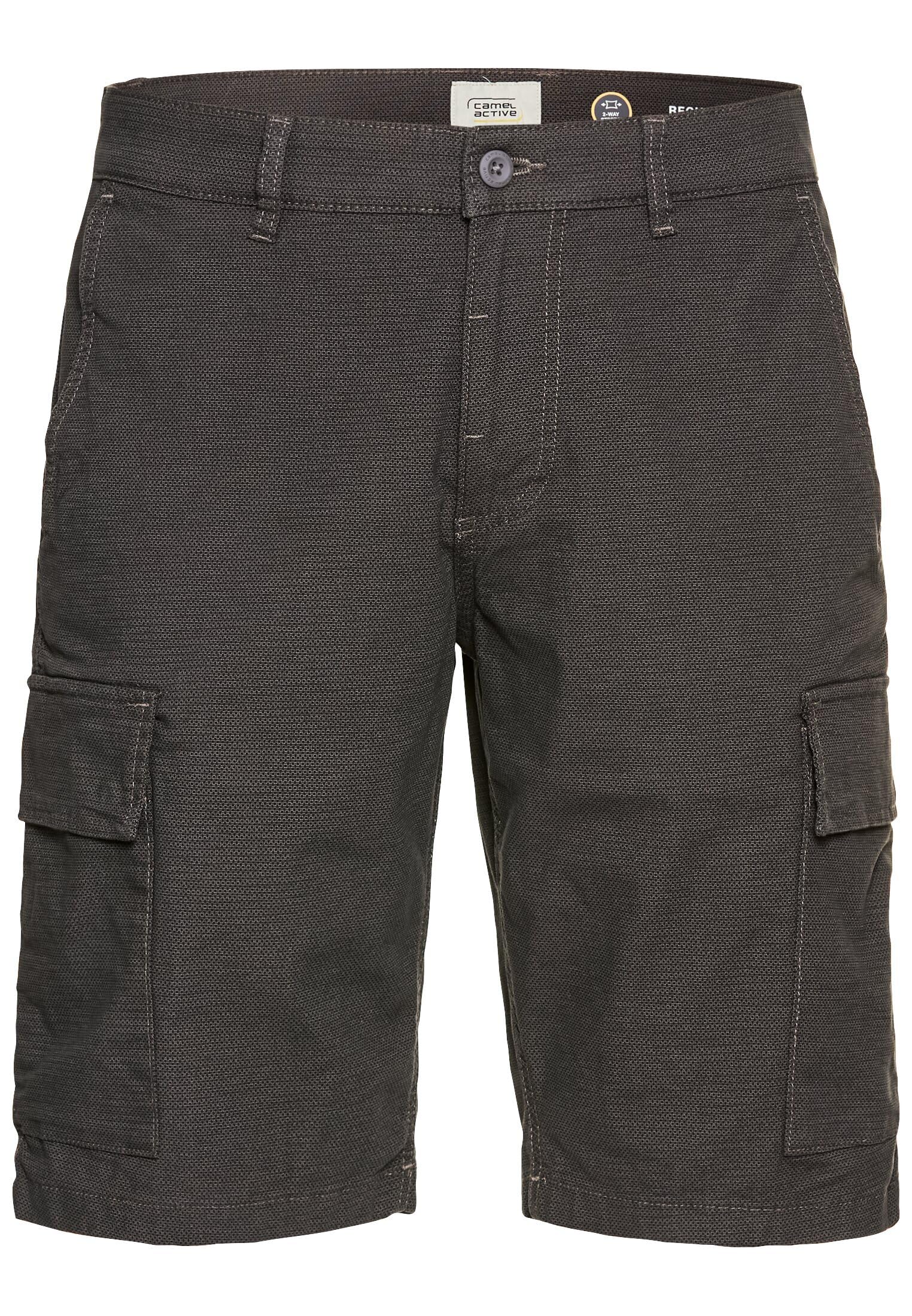 camel active Men's Shorts, Gray, 38W