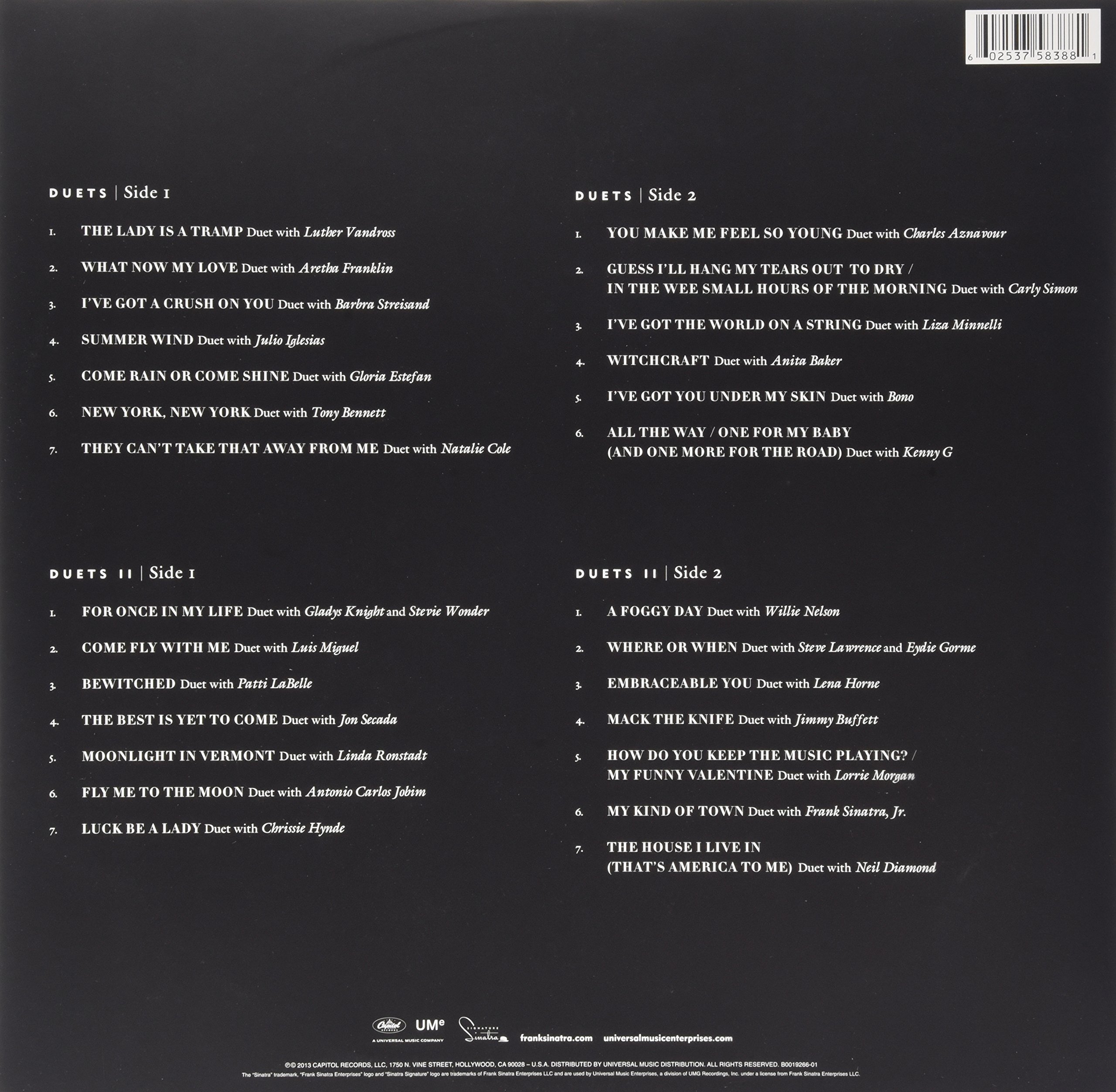 Sinatra Duets: 20Th Annive