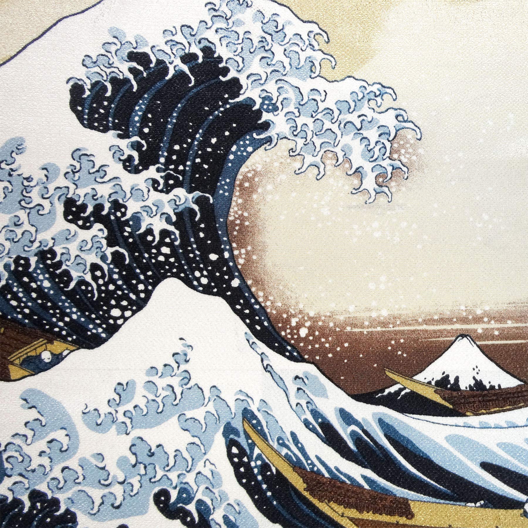 Japonmania - Furoshiki Tissu 68x68 - Grande Vague Hokusaï