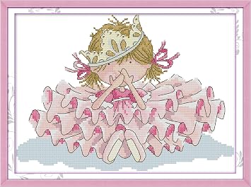 CROSSDECOR Counted Cross Stitch Kit for Adults,11CT Stamped Patterns Easy Cross Stitching Embroidery Needlework Kit for Entrance Livingroom Bedroom Decoration