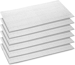 PP OPOUNT 10800 PCS Disco Tiles, 5 x 5 mm Self-Adhesive Glass Mirror Til...