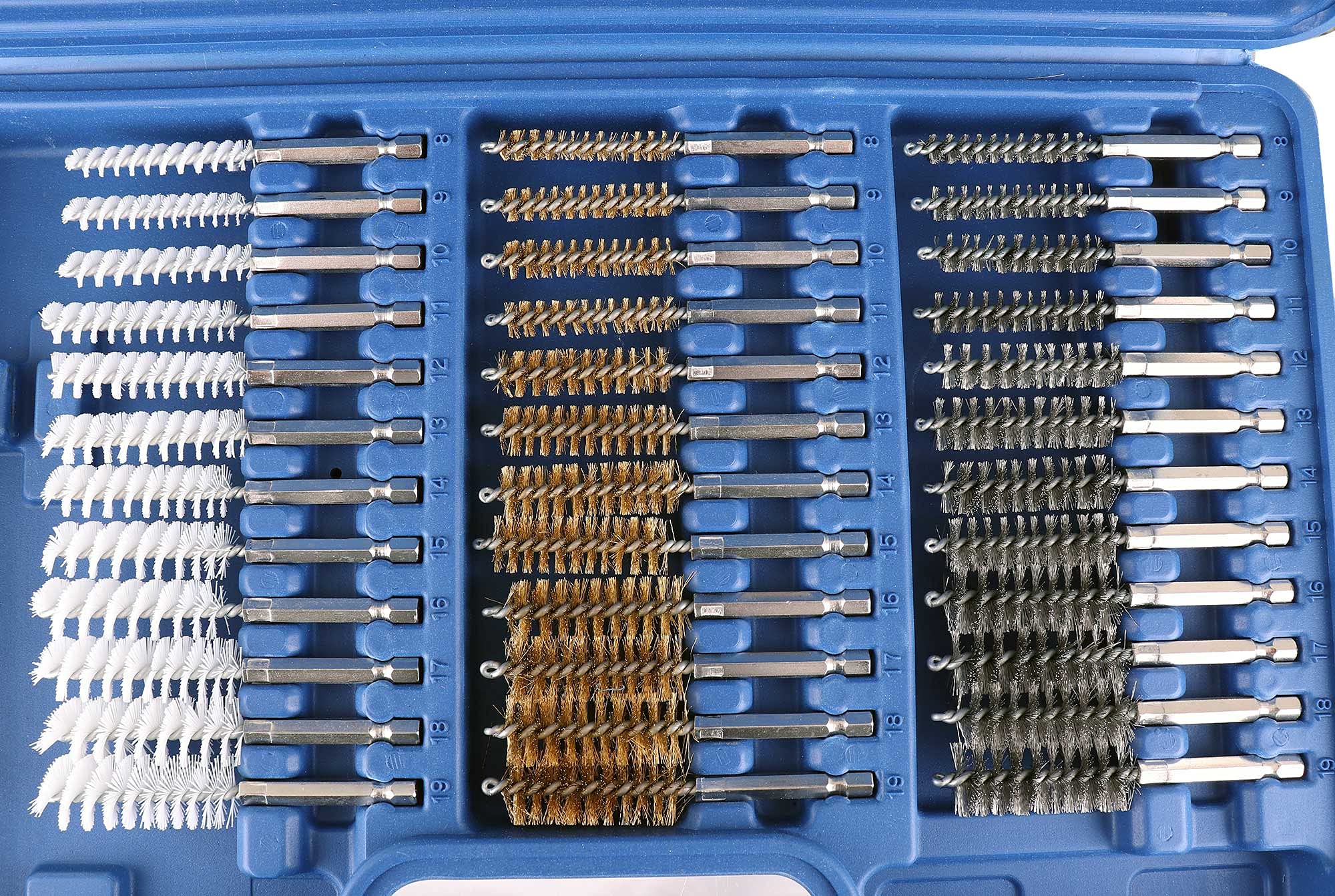 TC TECHNIC Kit de Nettoyage sièges puits d’injecteurs et Bougies brosses