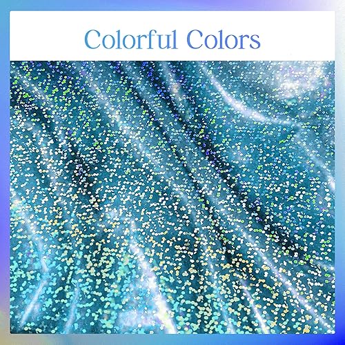 Miniatura 7 de 3 manteles láser holográficos azules de 40 x 108 pulgadas, manteles de plástico para fiestas, decoración de fiesta brillante para sirena, invierno,