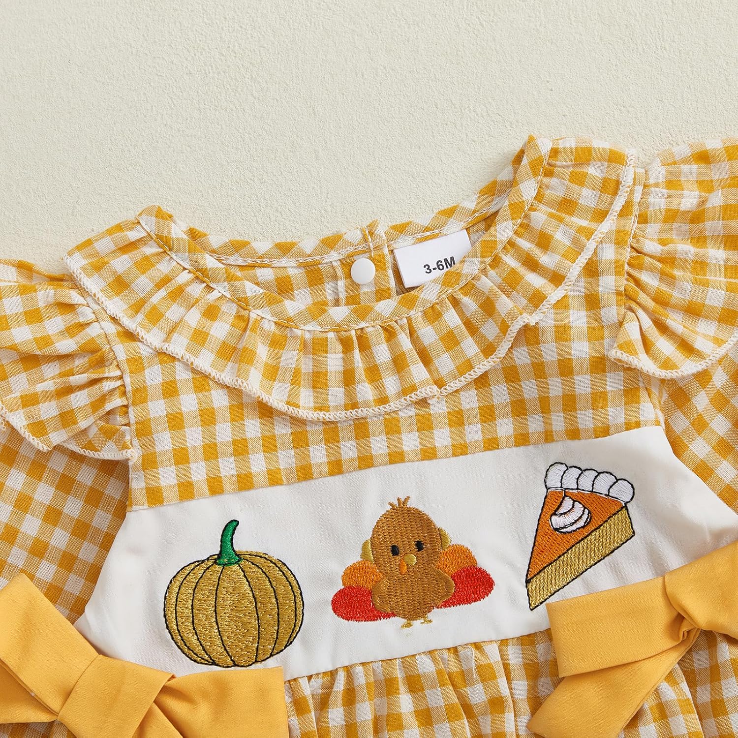 MoZiKQin Baby Girl St Patricks Day Outfit Shamrock Bubble Romper Long Sleeve Clover Onesie Jumpsuit Irish Baby Clothes - Image 4