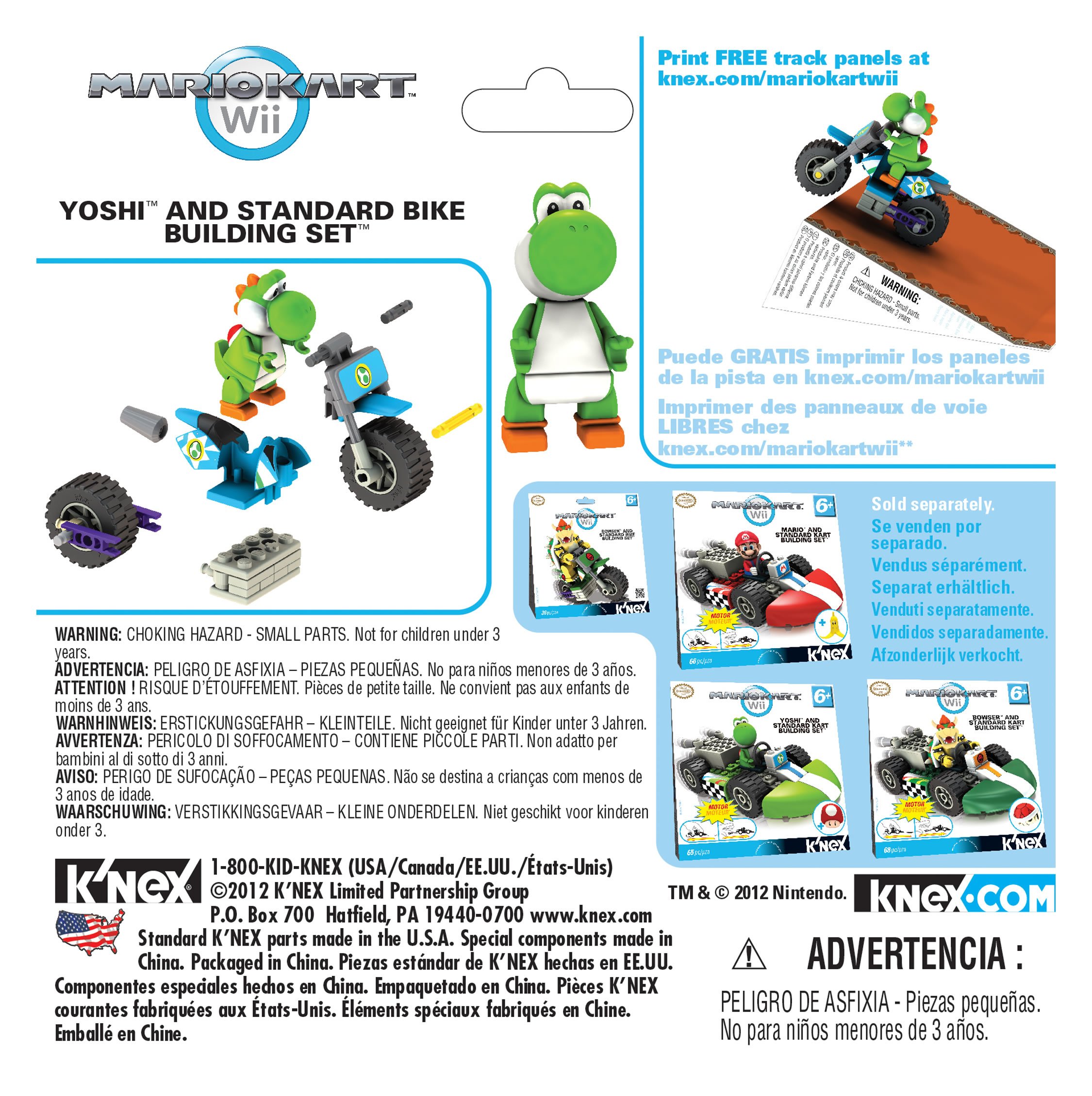 K'Nex Figura de Juguete Yoshi Mario Bros (T71934Y) : Amazon.es