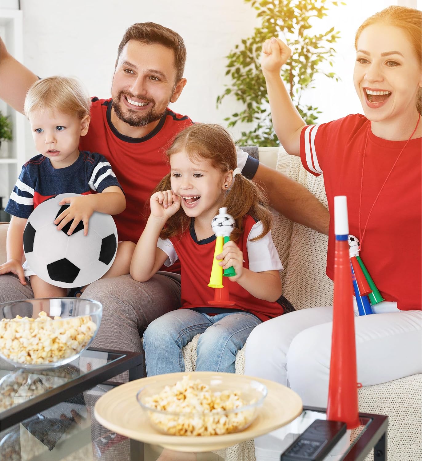 DolliBu Soccer Ball Plush - Fluffy Soft Plush Ball for Playing Catch with Kids, Playtime Squishy Ball Plush Toy for Girls and Boys, Stuffed Soccer Ball Room Decor for Nursery or Kids Room - 8.6 Inches - Image 5