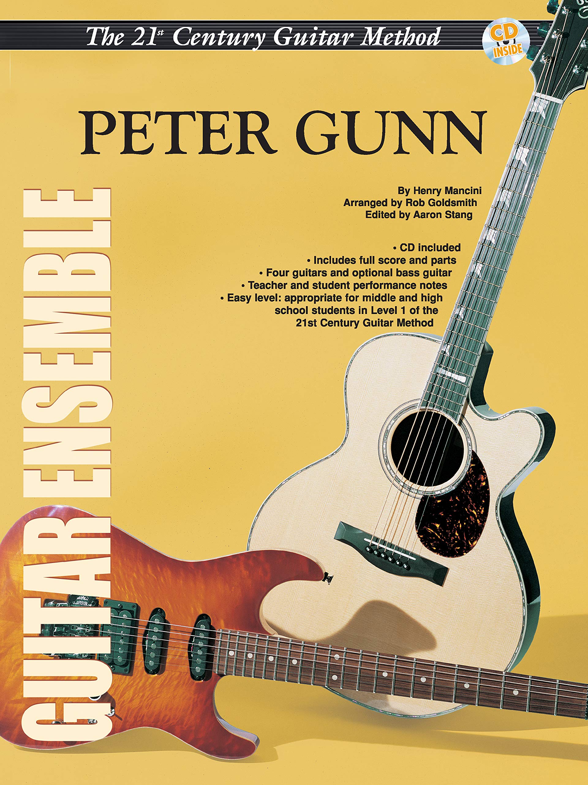 Belwin's 21st Century Guitar Ensemble -- Peter Gunn: Score, Parts & Online Audio