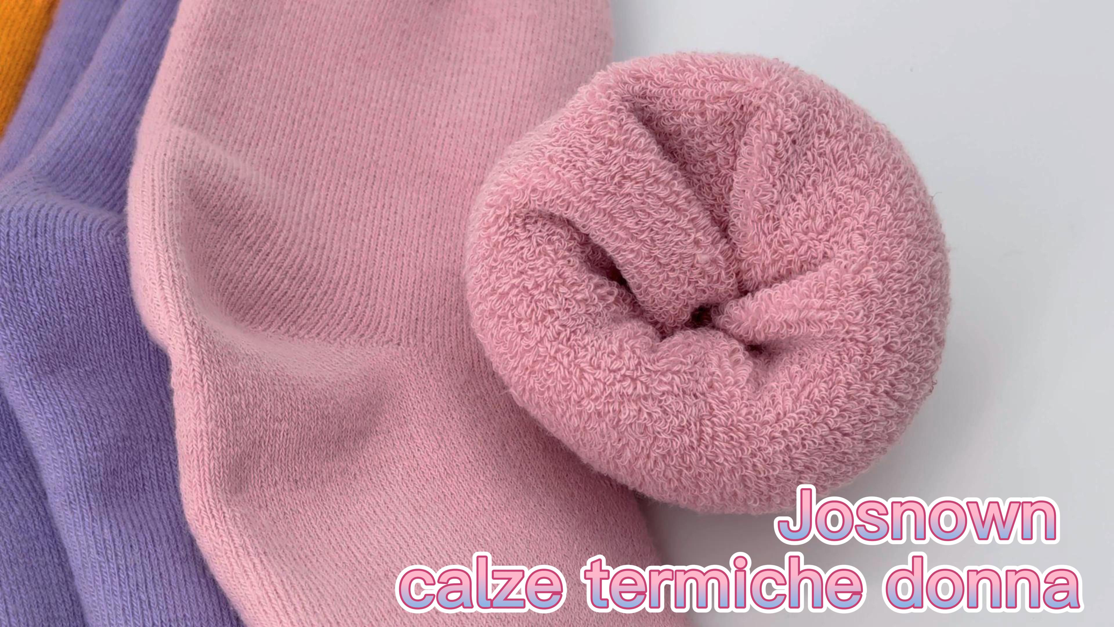 Calzini Termici Donna Invernali, 5 Paia Calze Lana Caldi E