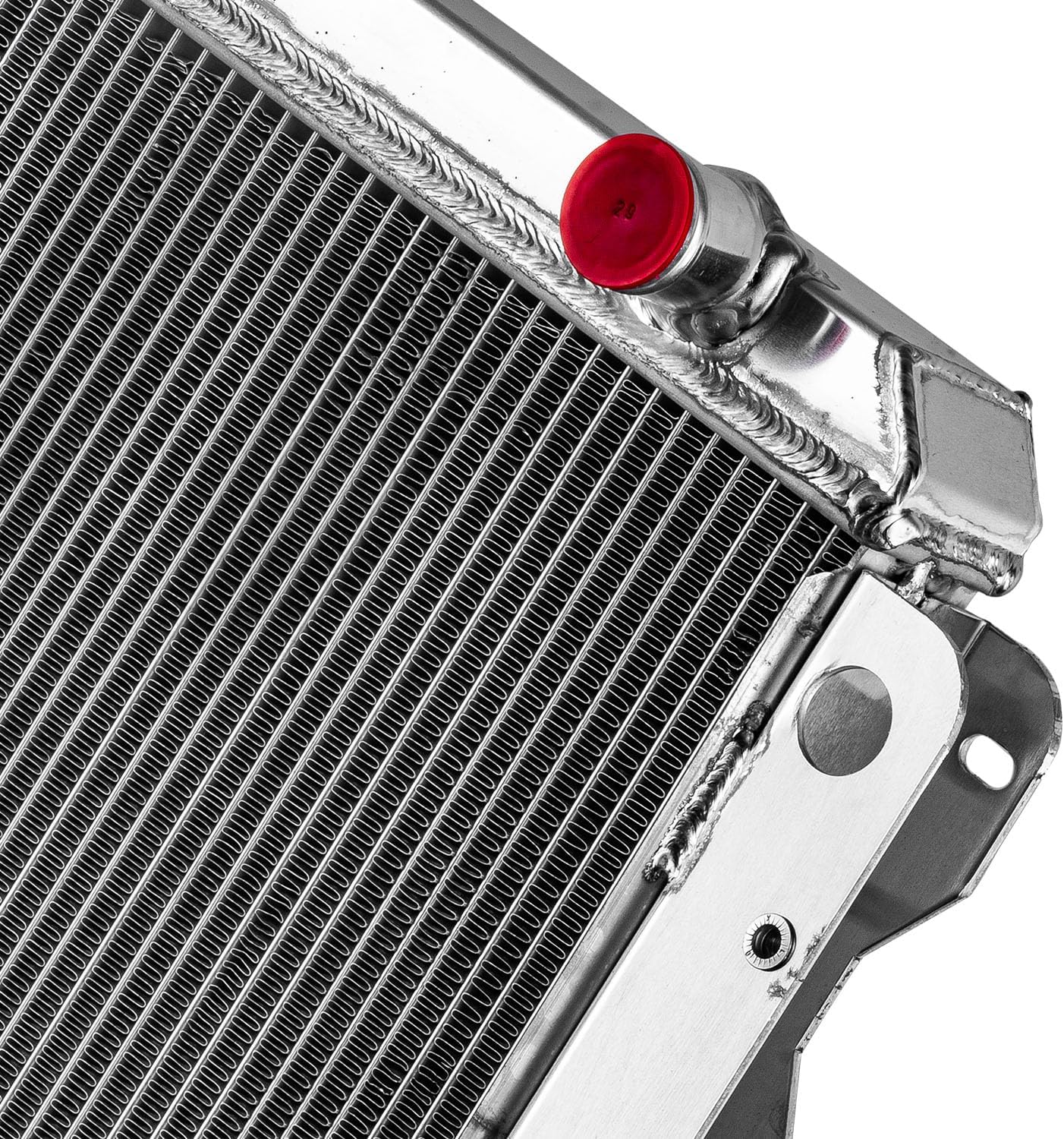 3 Row Aluminum Radiator Compatible with 1987-2006 Jeep Wrangler YJ TJ 2.4L 2.5L 4.0L 4.2L CC2101 Radiators