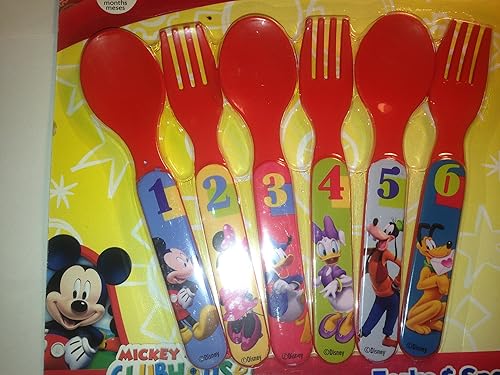 Miniatura 2 de Mickey Mouse - Juego de tenedor y cuchara de seis piezas