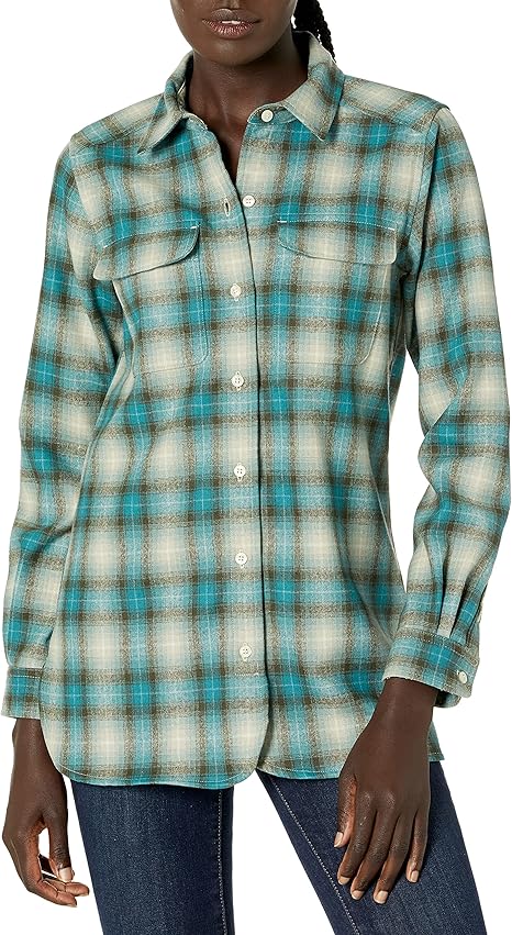 Amazon Pendleton レディース 長袖ボードウールシャツ Us サイズ Xx Small カラー グリーン コート ジャケット 通販