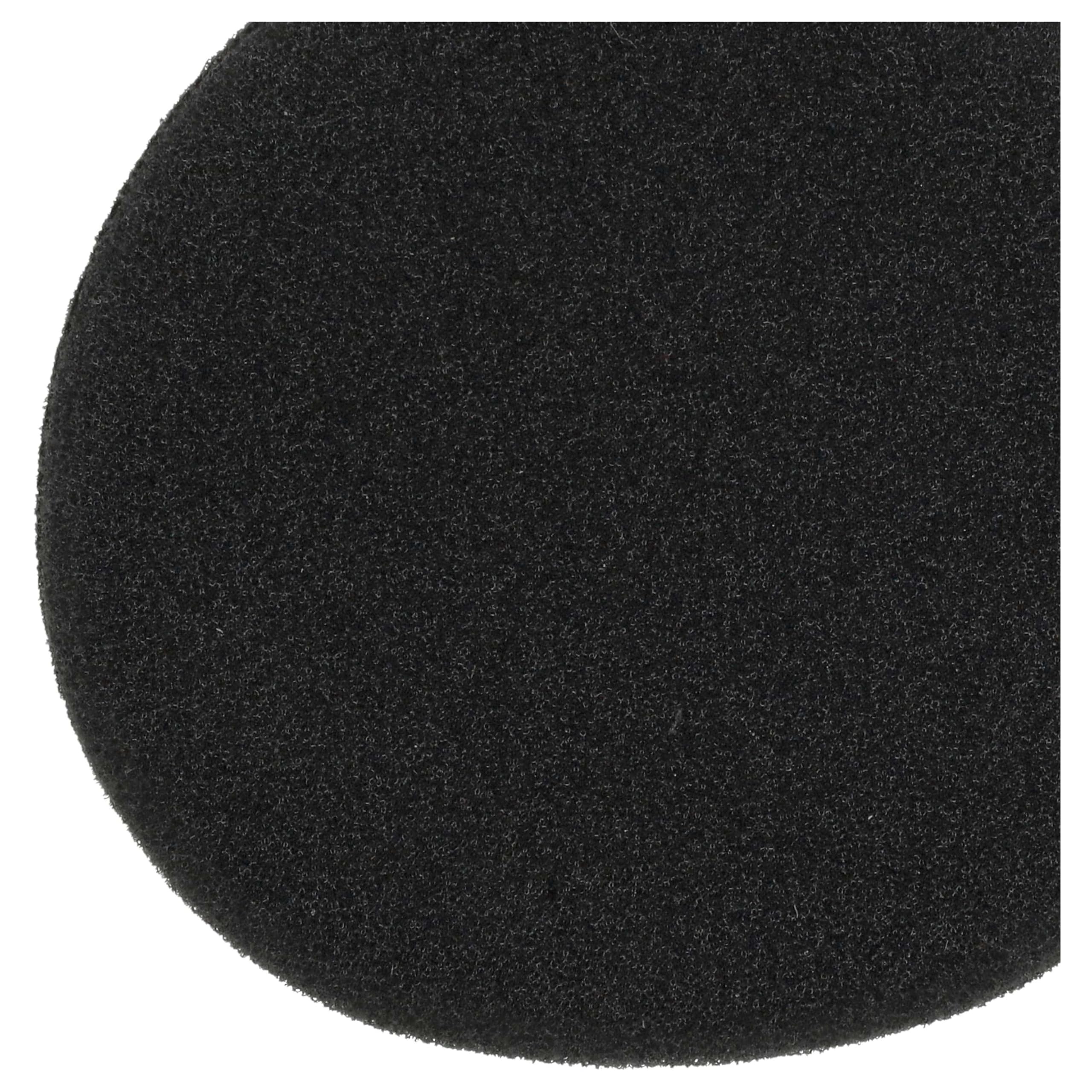 vhbw 20x Ohrpolster kompatibel mit Sennheiser PX80 | PX90, PX300 Kopfhörer Headset, Schaumstoff Schwarz, Matt