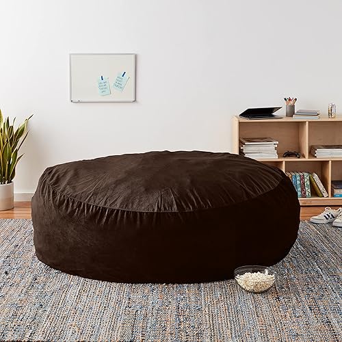 Miniatura 124 de Chill Sack - Funda para puf Microgamuza - Carbón - Solo funda,Microsuede - Chocolate - Solo funda,Microsuede - Azul marino - Solo funda,Guijarro -