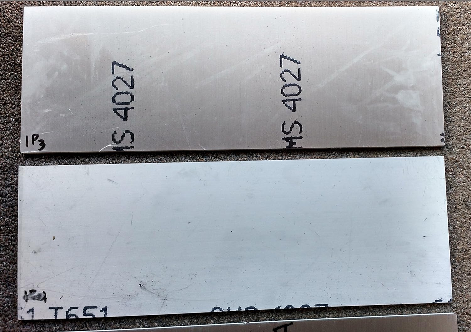 1P 6pcs 6.1 x 17.6 x .25 6061-T6 aluminum plate stock