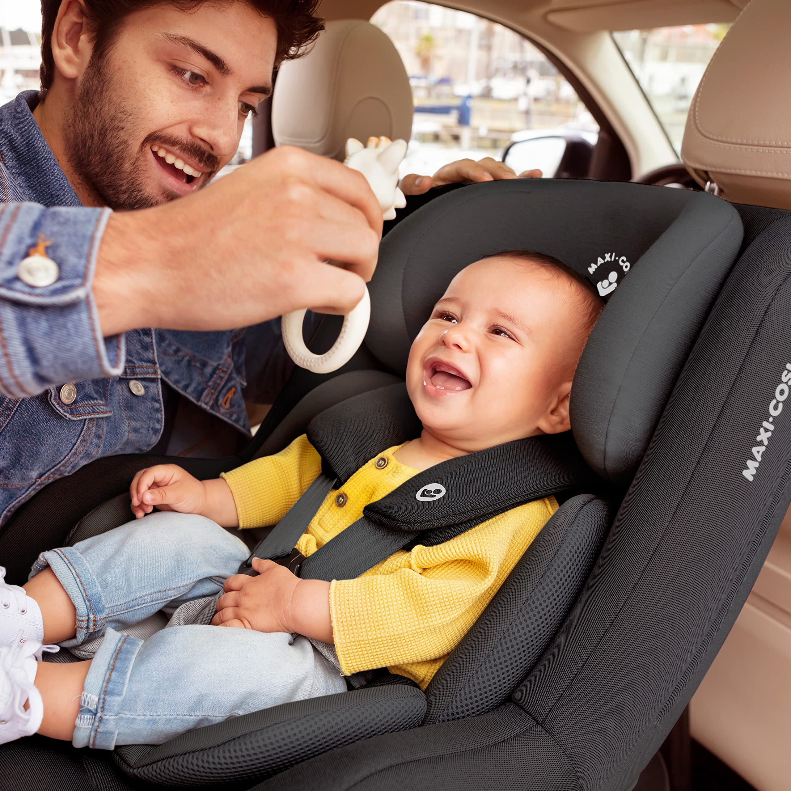 Maxi-Cosi Pearl Pro² i-Size, fotelik dla malucha, ISOFIX, fotelik montowany tyłem do kierunku jazdy, grupa 1, 6 miesięcy do 4 lat, 67 do 105 cm, Authentic Black