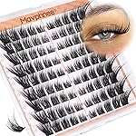 Mavphnee Fox Eye Lash Clusters LC-Curly Eyelash Clusters Wet Look Cat Eye Lash Extensions Fairy Cluster Eyelash Extensions Left & Right Cluster Lashes 90 Pcs DIY Lash at Home
