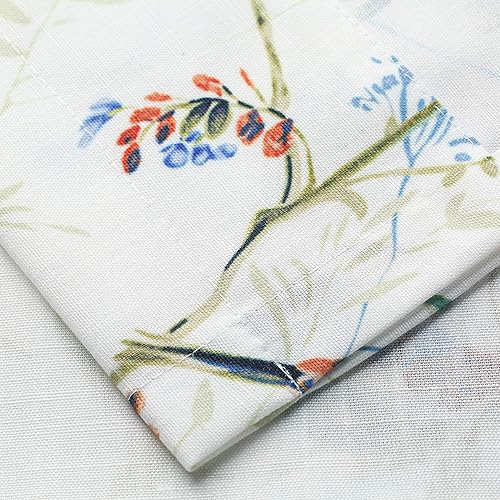 Miniatura 3 de VOGOL Juego de cortinas y cenefas para sala de estar, cenefas de granja para ventana de cocina, nivel de cortina de pájaros para ventanas pequeñas,