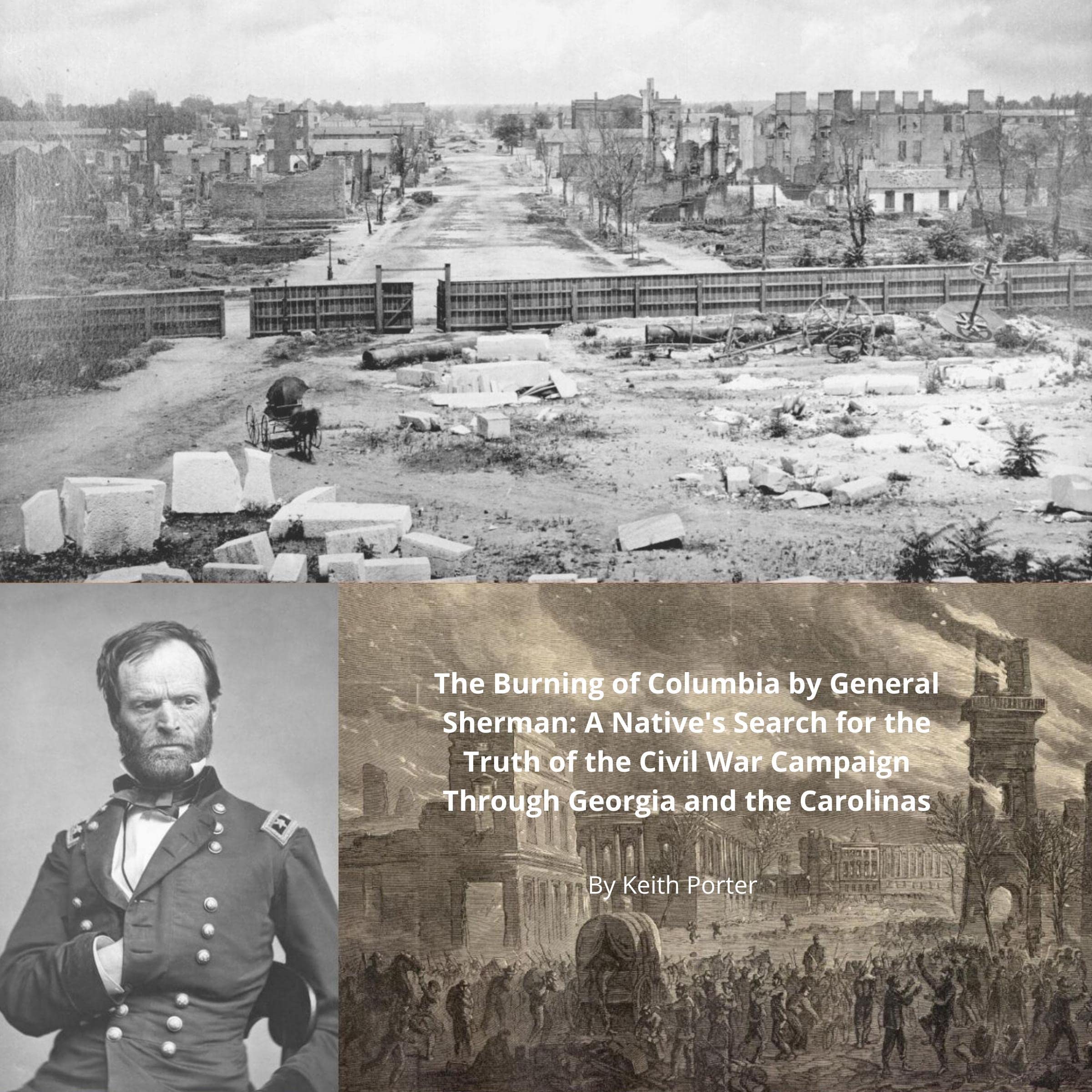 The Burning of Columbia by General Sherman