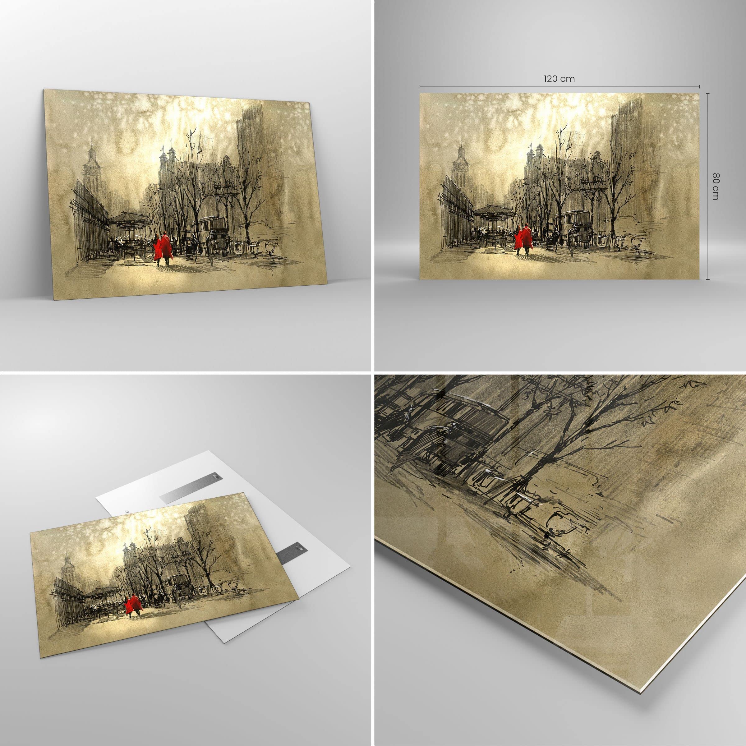 Cuadro Sobre Vidrio ARTTOR Fuji Choreito Pagoda 120x80 Cm - Impresión En Cristal, Listo Para Colgar, Efecto 3D Brillante