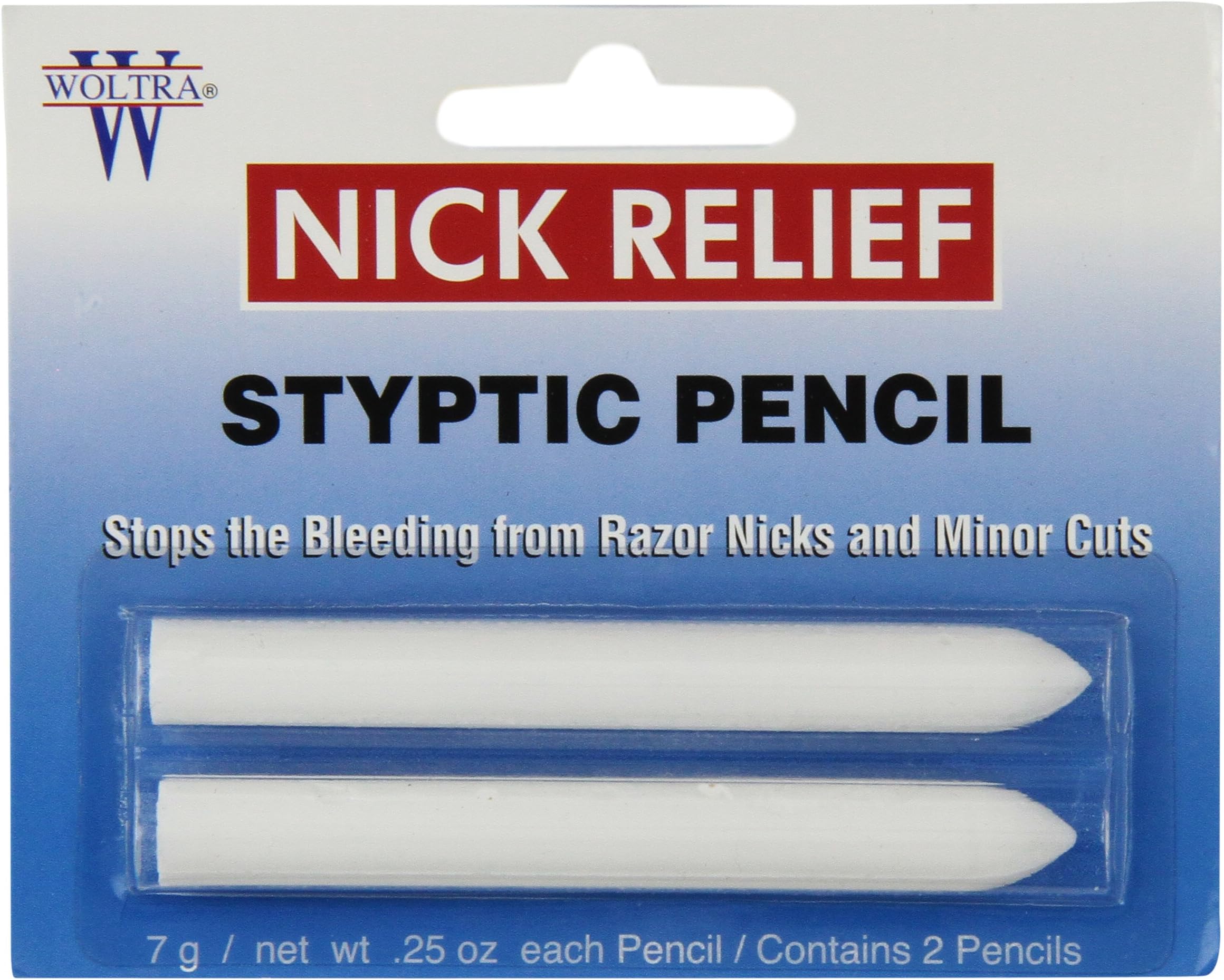 Woltra Styptic Pencil Small, 0.25 Ounce (Pack of 6)
