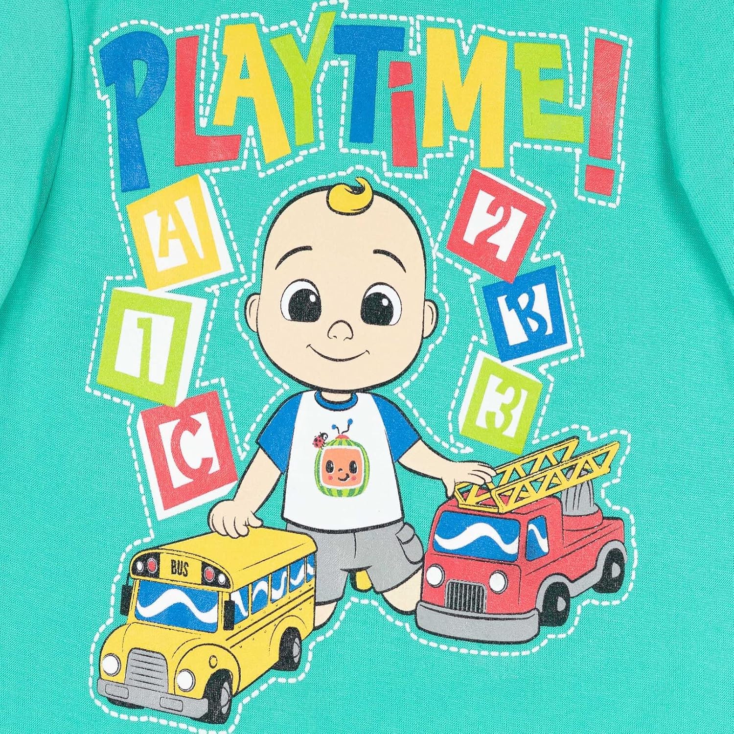 CoComelon Cody JJ Fleece Pullover Sweatshirt and Jogger Pants Set Infant to Toddler