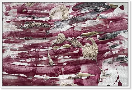 The Oliver Gal Artist Co. Lienzo abstracto moderno para pared, sorbos de vino, sala de estar, dormitorio y baño, decoración del hogar, 45 x 30