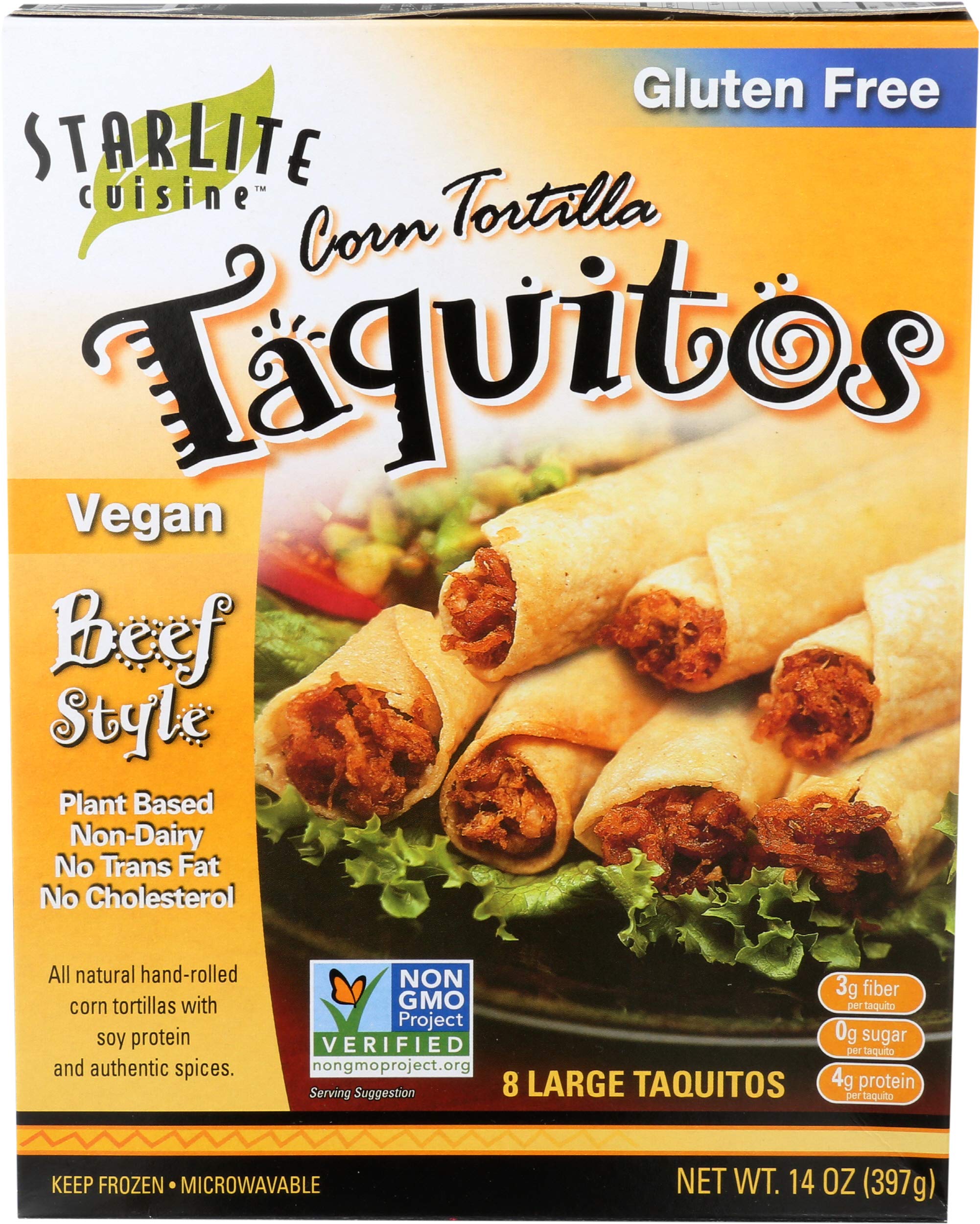 Starlite, Taquitos Soy, 14 Ounce