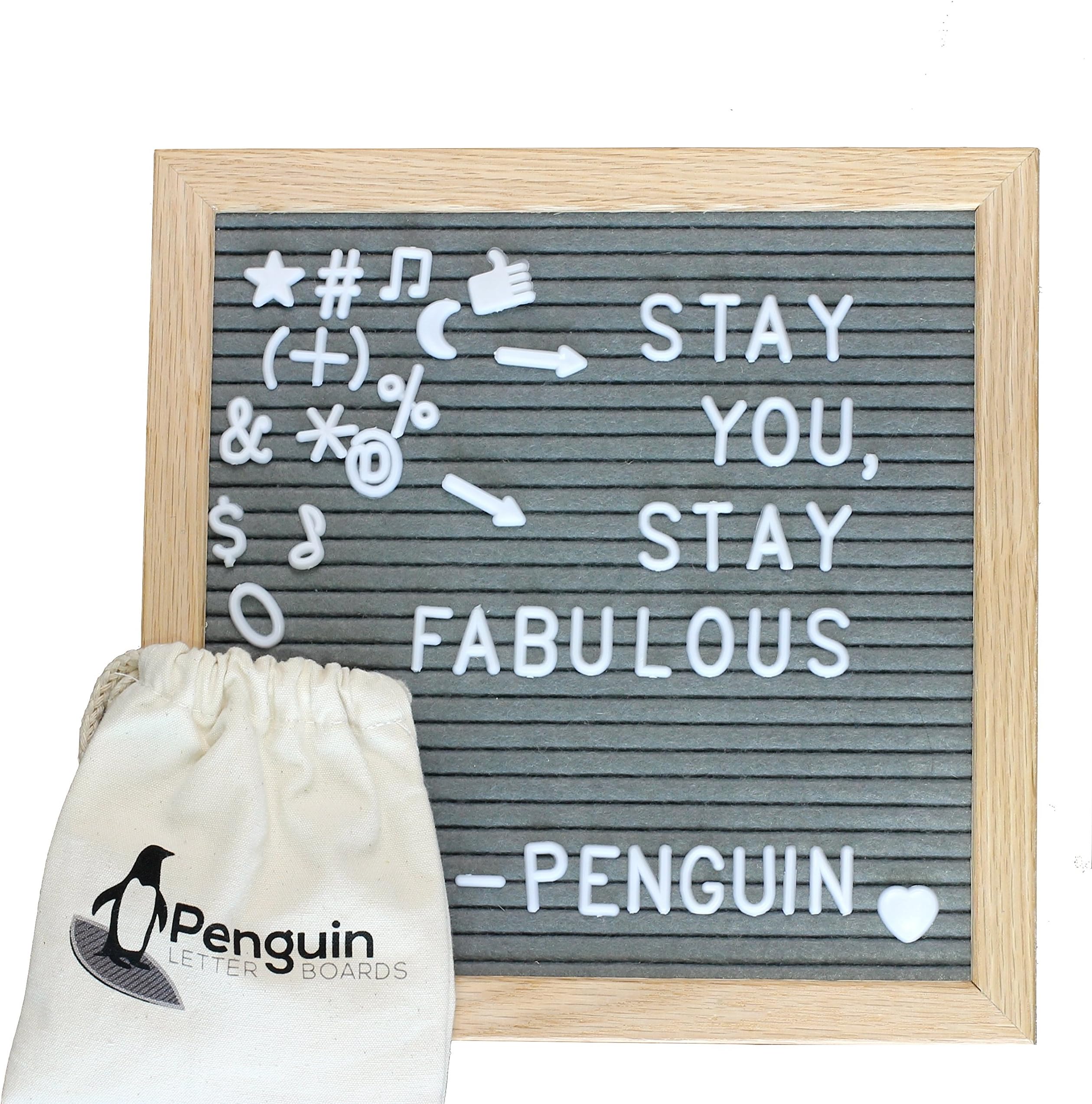 Arsivcix Felt Letter Board Changeable Reversible Pregnancy Baby Announcement Marquee Sign Board with 680 Small Number Symbol Mini Emoji 10x10 Inches Text Now Your Message 10 Things I Hate About You