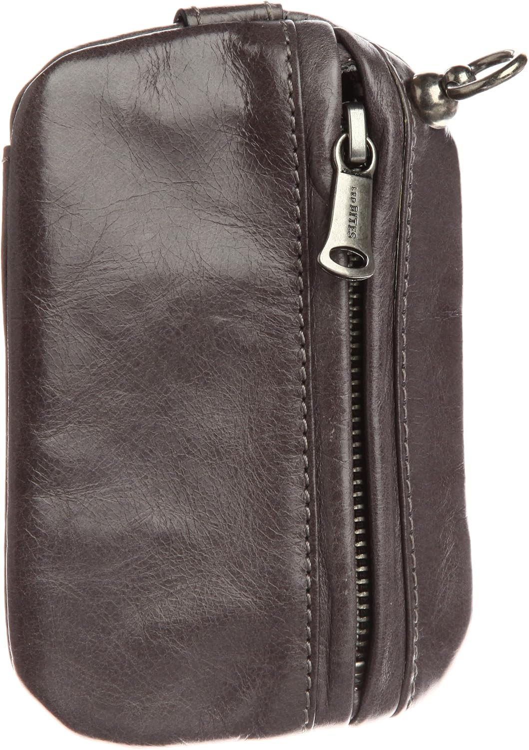 [erui-dyi-baitu] L. E. D. Bites Italian Leather Phone Case - orange -