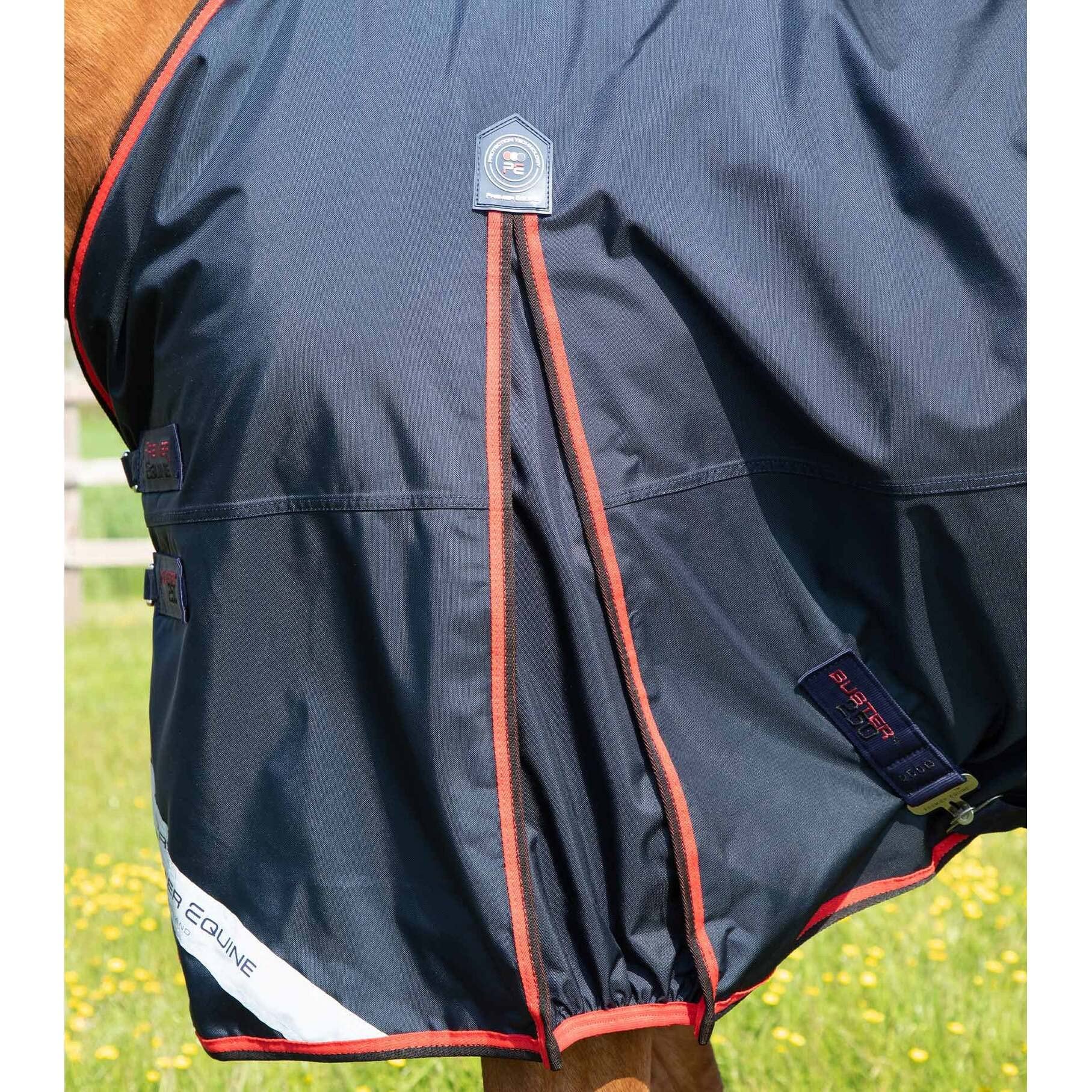 Coperta impermeabile per cavalli con copricollo Premier Equine Buster 250 g