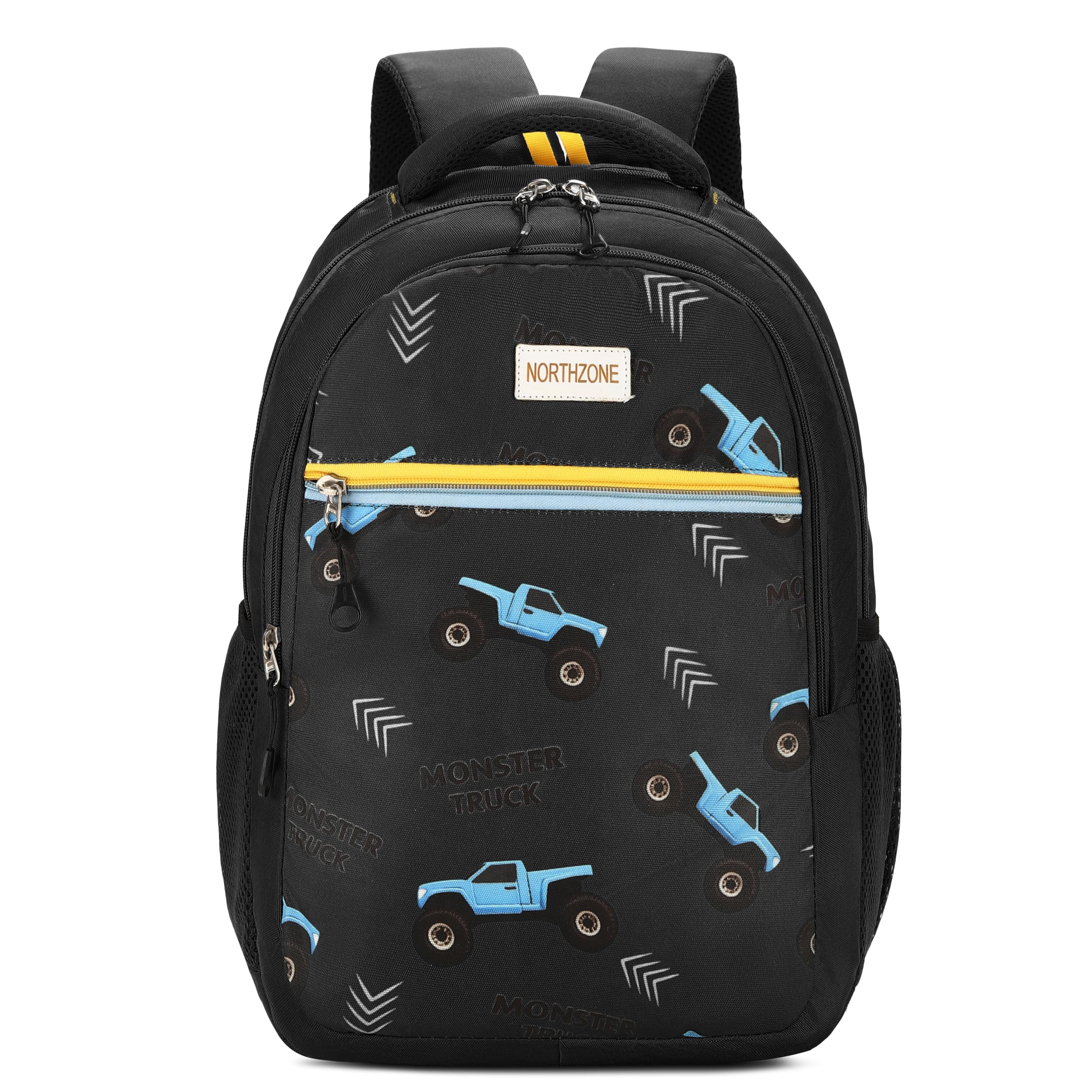 north zone Gaming Print School Backpack for Boys | Lightweight Water Resistant Kids School Bag | Video Game Theme Backpack with Multiple Compartments, Side Bottle Pockets-picture-26