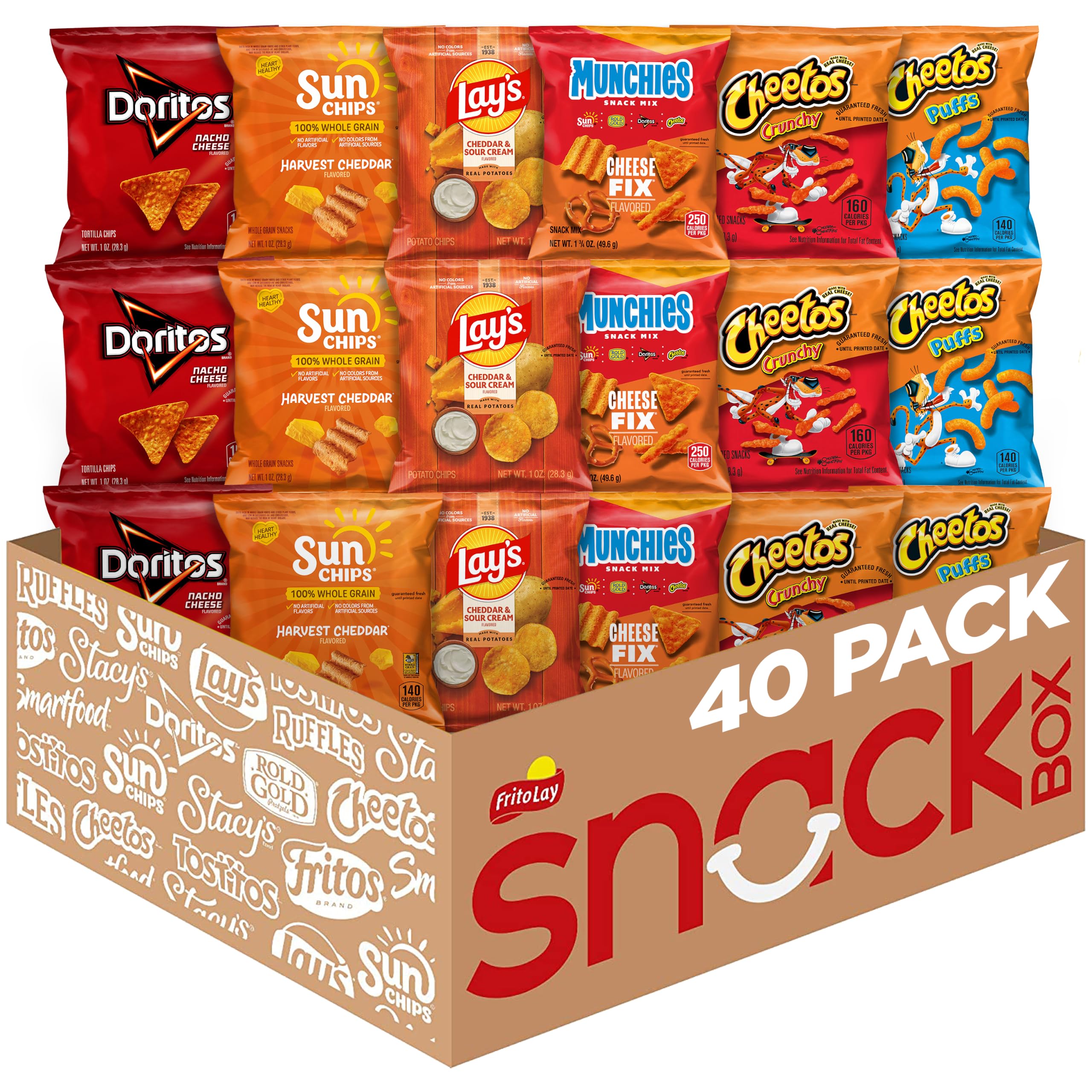 Amazon.com: Frito Lay SPPPOA040133 Cheesy Mix Variety Pack, (Pack
