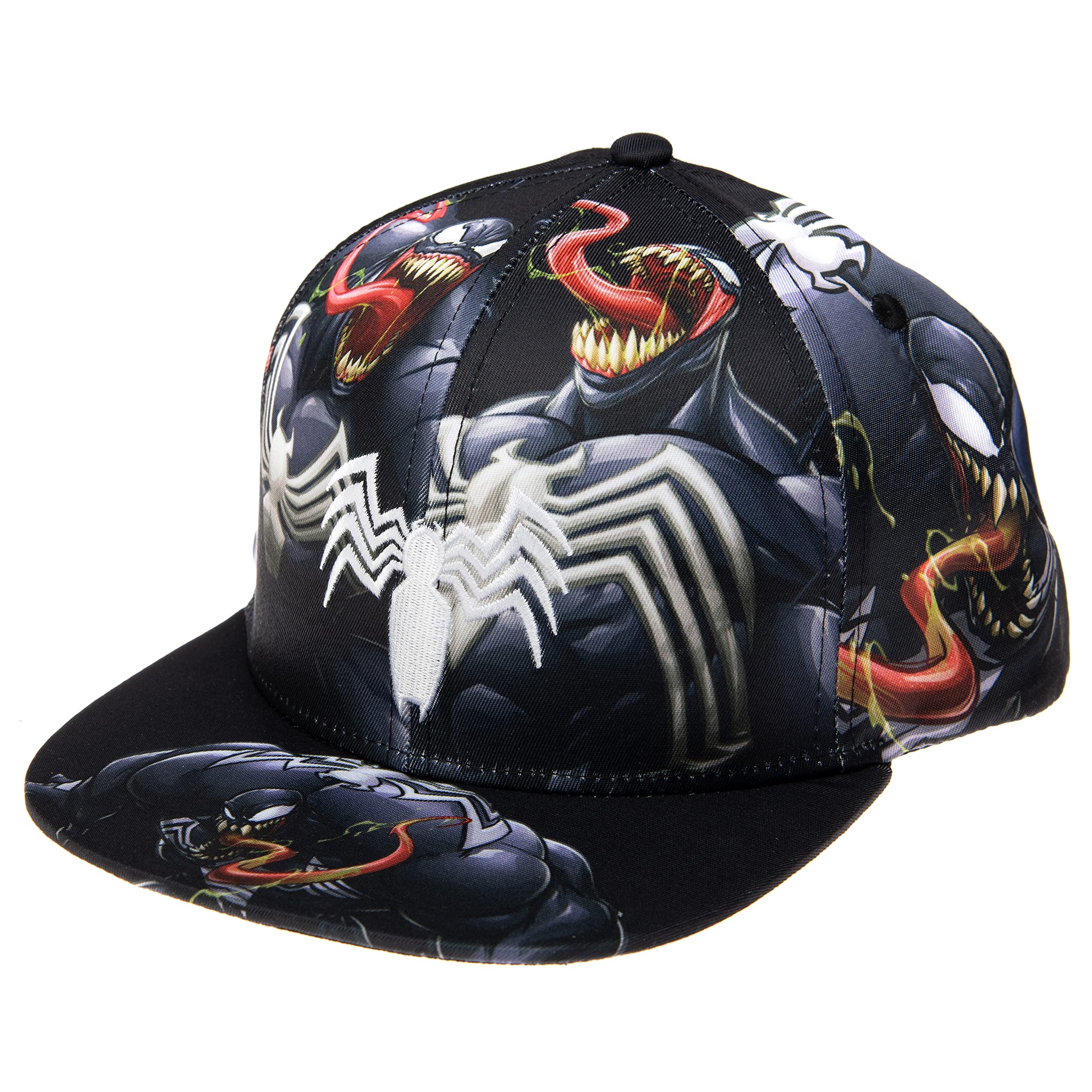 Comics Mens Spiderman Character Costume Embroidered/Printed Snapback Flatbrim Baseball Cap Hat