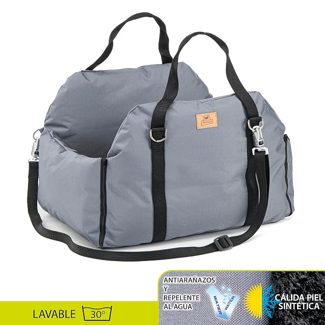 Foto 6 de 6 de Ferplast Bolsa Transportín Perro con Bandolera y Asas, Cojín Reversible