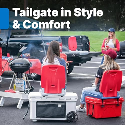 Miniatura 10 de Step2 Asiento plegable para adultos, silla portátil para exteriores para piscina, portón trasero, campamento, eventos deportivos, picnic y silla de