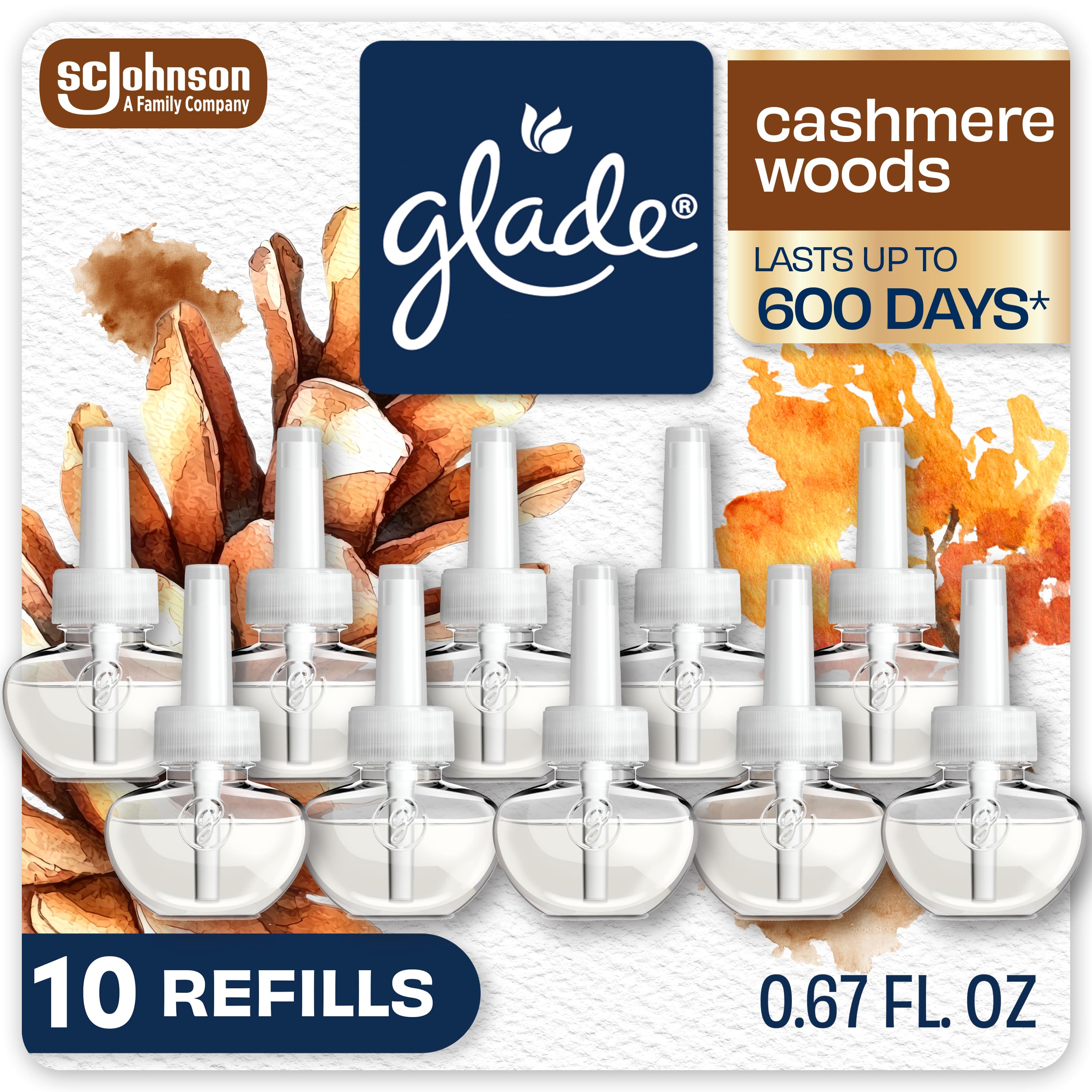 Cashmere Woods Air Freshener Refills, 10 Count D388304