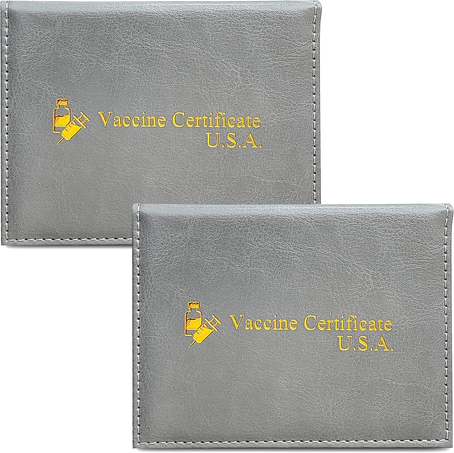 ArtemisCase 2 pcs Vaccine Card Holder Vaccination Card