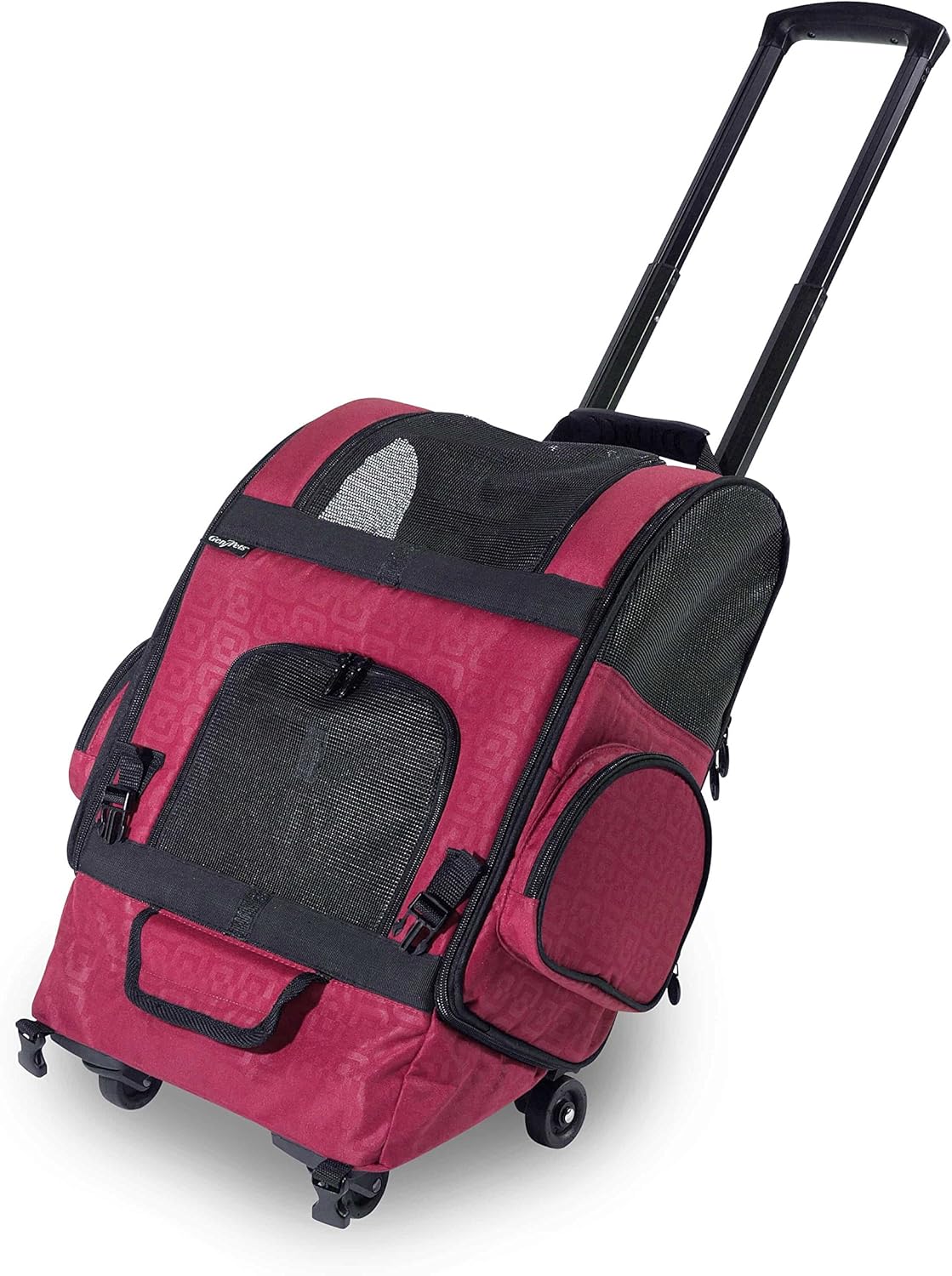 Large Red Roller Dog Carrier by Gen7Pets – Comfortable Pet Travel Bag