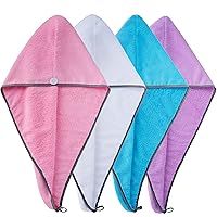 Algopix Similar Product 11 - POLYTE Microfiber Hair Turban Wrap