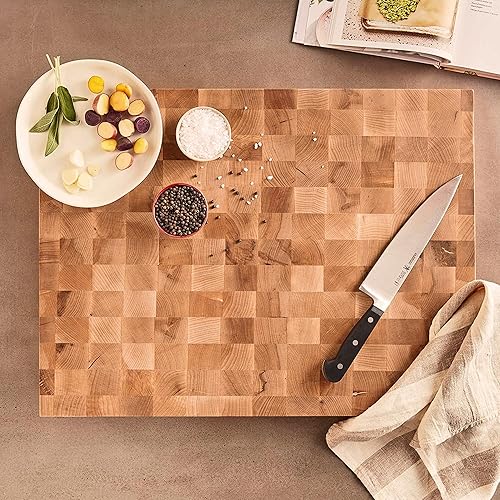 Miniatura 8 de John Boos CCB Series Tabla de cortar rectangular de madera de arce de 24 x 18 pulgadas, 2.25 pulgadas de grosor, bloque de carnicero reversible de